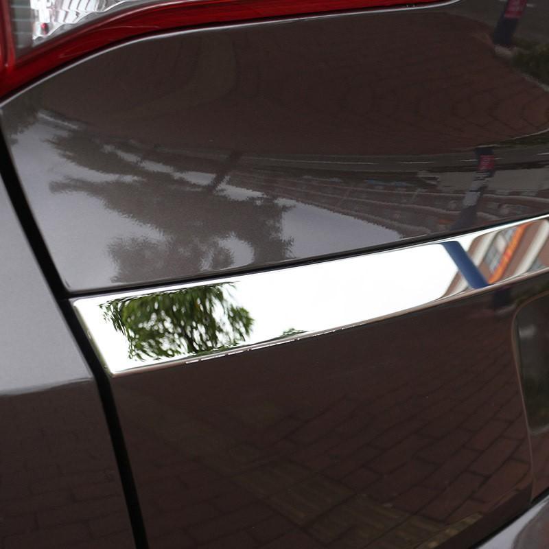 For Hyundai Tucson 2015 2016 2017 2018 Rear Trunk Door Handle  Cover Tail Gate Trim Bezel Molding Styling Stainless