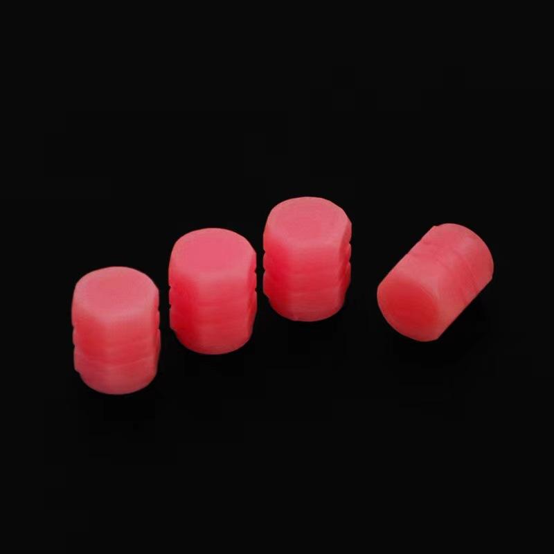 4 Pcs Universal Colorful Luminous Tire Valve Cap Car Wheel Hub Glowing Styling Decoration Auto Accessories For Motorcycle Bike