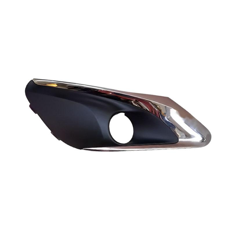 For Peugeot 308S 2015-2016 Car Accessories Front Bumper Fog Light Cover Cap Auto Foglamp Housing Trim Frame Shell Garnish Hood