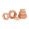M3-M30 Copper Hex Nuts (Conductive)