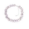 Exquisite Colorful Crystal Teardrop Choker Necklace for European & American Banquet Dress
