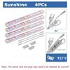 Newest 1/2/4/6PCS Full Spectrum LED Growing Lights for Greenhouse Plants Veg Flowers Fill Light Soilless Cultivation Lamps Hot