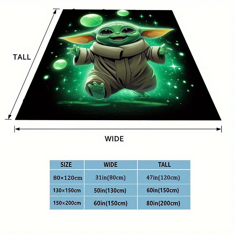 1pc Star Wars Printing Blanket - Soft, All-Season Throw for Office Blanket, Personalized Gift with Adorable Cartoon Design
