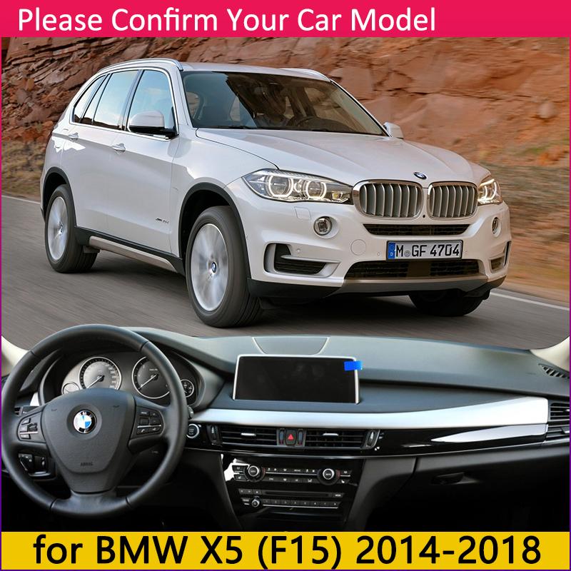 for BMW X5 F15 2014 2015 2016 2017 2018 Anti-Slip Mat Dashboard Cover Pad Shade Dashmat Protect Carpet Accessories X5M Cape Rug
