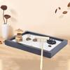 Sada Office Decor Sand Tray Therapy Kit Domácí meditační mini japonská sada Zen Sand Garden