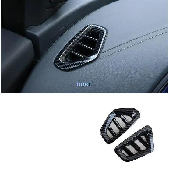 Rear Air Outlet Glass Switch Gear Water Cup Frame Carbon Fibre Interior For Changan UNIT UNI-T  + Car Accessories Styling