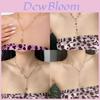 Geometric Heart Y Shaped Summer Chain Necklace For Women With Alloy Handcrafted Design