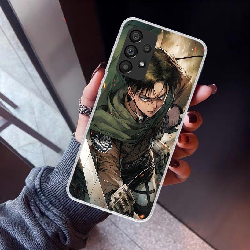 

A-Attack on T-Titan Levi Phone Case For Samsung Galaxy A17 A57 A37 A16 A26 A36 A56 A15 A25 A35 A55 A14 A13 A54 A53 A34 A24 A33 A Samsung A55