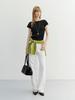 Deonseuteu Pleats Blouse_Udbl6B229_Black