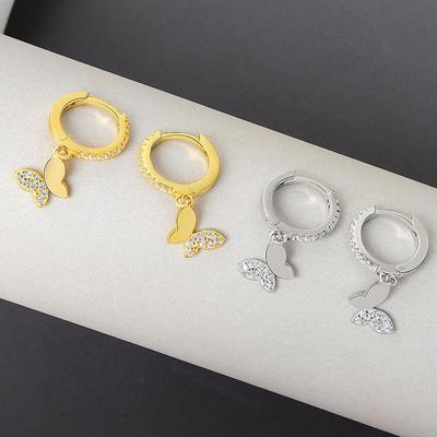 2025 Chic French Butterfly Earrings: Elegant, Fresh, High-End Fashion for Women