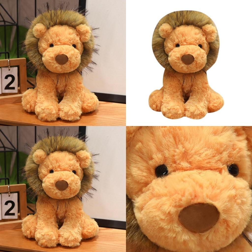 Adorable Plush Lion Doll Super Soft Stuffed Animal Perfect For Kids Birthday Gifts