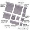 High-end rounded velvet jewelry box, jewelry ring box, pearl necklace and earrings box, bracelet jewelry packaging box