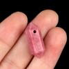 2Pcs Earrings Pendant Natural Stone Hexagonal Column Single-Hole Pendant For Jewelry Making DIY Earrings Necklace Accessory