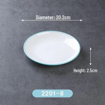 Melamine Round Shallow Dining Plate