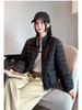 Solid Short Lightweight Warm Down Jacket for Women
