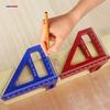 45°90° Aluminum Multi-Angle Measuring Ruler Square Protractor for Woodworking Miter Triangle-Ruler Utility Tracing Meter Tool