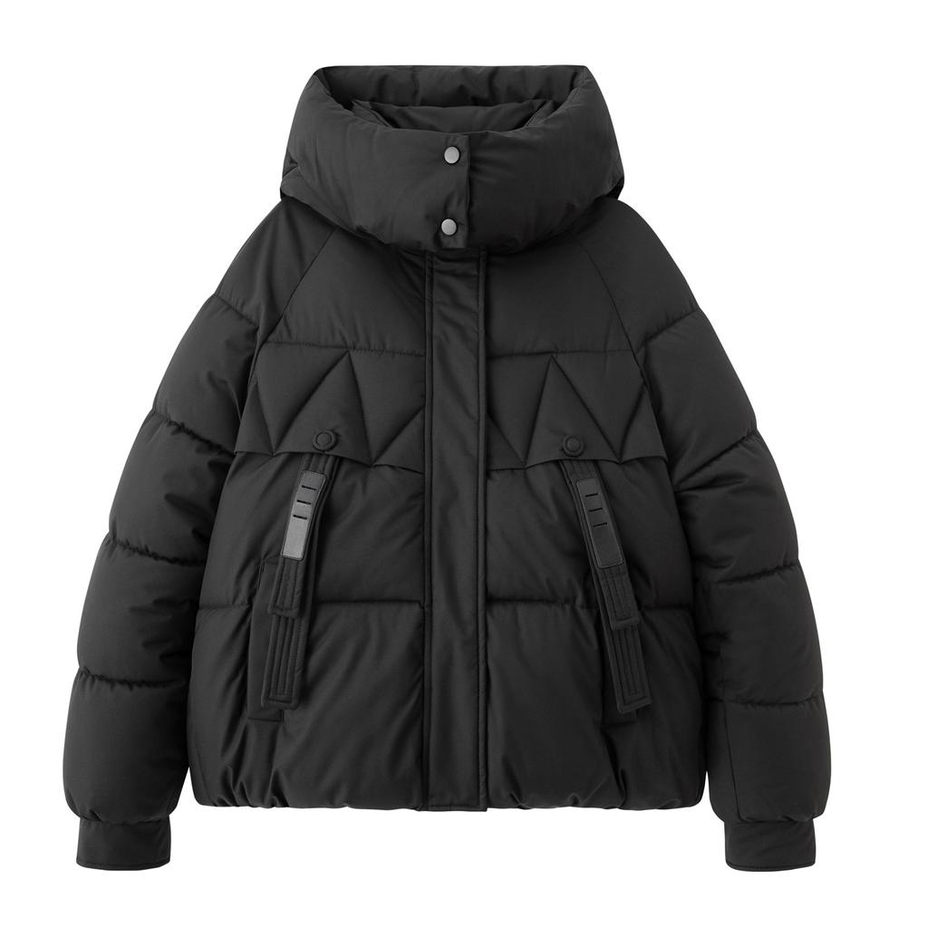Fashion hooded cotton-padded clothing women's short winter new small thickened bread clothing cotton-padded jacket women