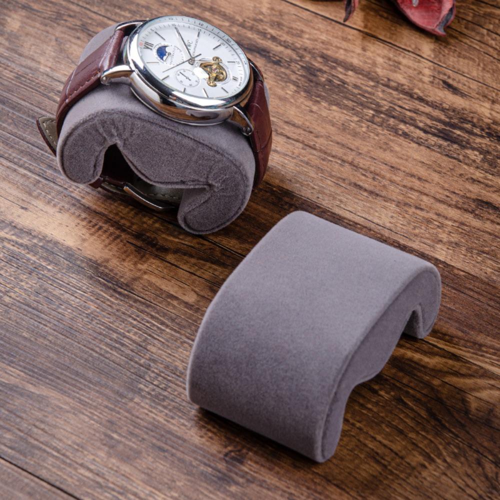 Soft Suede Velvet Watches Storage Pillow Display Fixed Wristwatch Cushion Multi Functional Fixed Pillows Watch