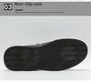 Men's High Top Casual Black Martin Boots for Spring and Autumn - Trendy All-Match Sports and Work Shoes.