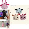 Adorable Cartoon Shoulder Bag For Kids Cute Knitted Animal Pattern Preschool Use