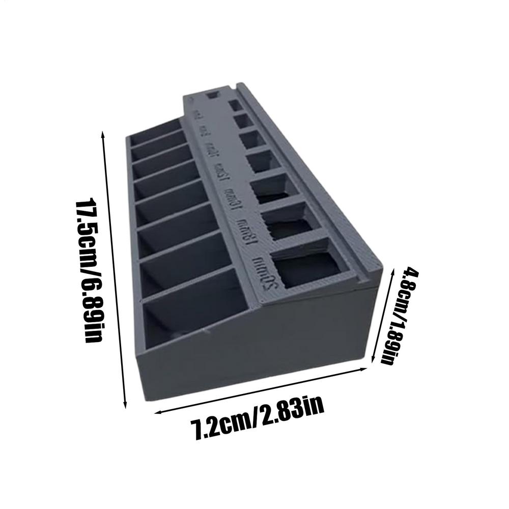 Screw Size Sorter Automatic M3 Bolt Storage Sorter Box 3D Printing Compact Case Toolbox For Hardware Nuts Workshop Home Garage