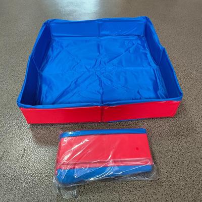 PVC-Faltbarer Quadratischer Sandkasten und Haustierbecken für Kinder