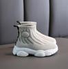 Children Toddler Short Boots Baby Boys Girls Mesh Solid Ankle Shoes For Children Kids Breathable Casual Sports Shoes Sneakers