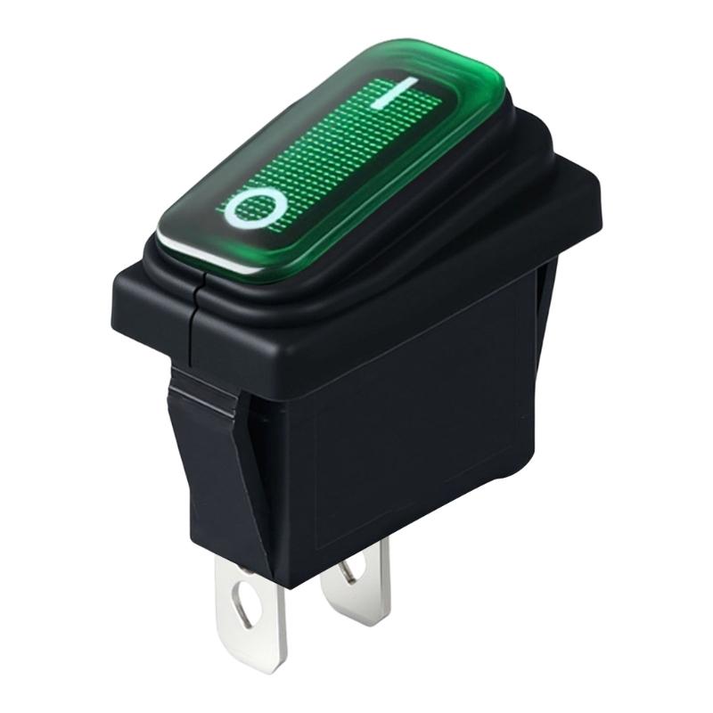 Efficient Waterproof Device Toggle Switches 2 Pin Plastic & Brass Switches Electrical Control Switches for Secure Installation