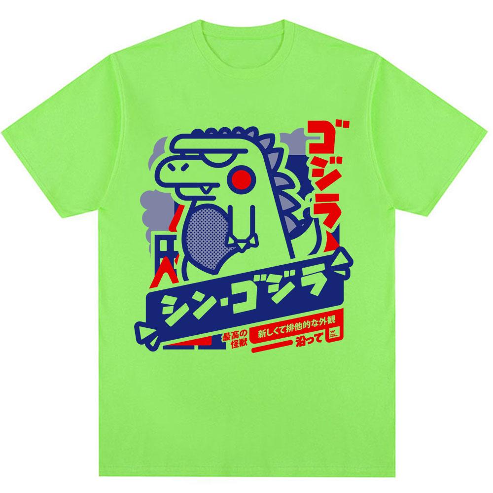 Japanese Style Cute Funny Monster T-Shirt Trendy Men Women Novelty T Shirt Oversized Soft Cotton Casual Harajuku T Shirts Gifts