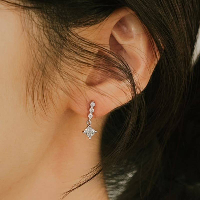 TORTOISE [Silver925] Goulas Dangle Earrings