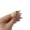 Punk Style Retro Insect Ring Macaron Color Enamel Beetle Ring Beetle Opening Ring  Decoration