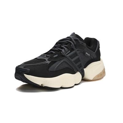 Ladder Mesh Synthetic Leather Comfortable Versatile Low-Top Casual Shoes Men Sneaker Black F12M322101FDB