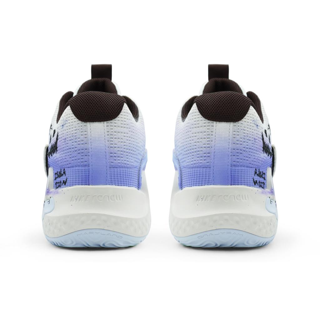 Nike KD Trey 5 X Cushioning Moisture Wicking Low top Basketball Shoes Men's White Purple Green DJ7554-014(Team256-)
