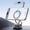 Magnetic Phone Holder 360° Universal Rotation Adjustable Car Mount Strong Vacuum Suction Foldable Ultra-Thin Phone Stand for Windshield Table Top