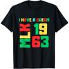 Martin Luther King Jr. Day I Have a Dream MLK Day 1963 Cotton Men T Shirt S
