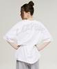 Leijibi Power Lifting Oversized Short Sleeve W White