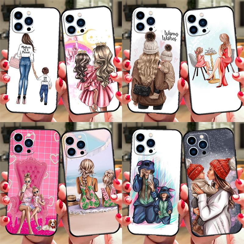 Super Mom Baby Girl Son Daughter Case For ZTE Nubia Red Magic 10S 9S 8S 8 9 10 11 Pro Plus 5G 6R 6 7 6S 7S Pro 10 Air Cover