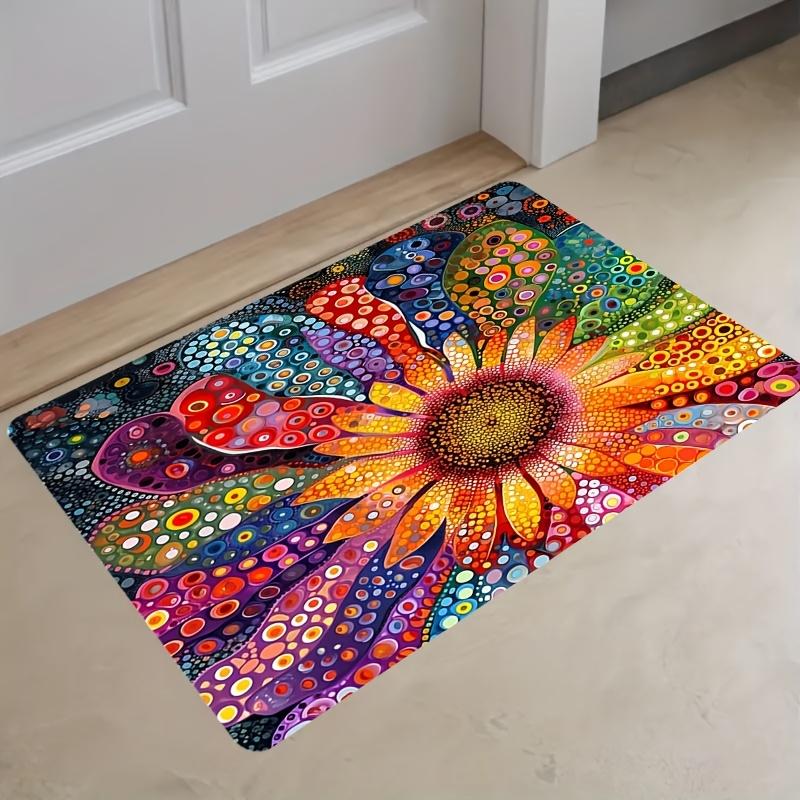 

Vibrant Sunflower Doormat - Colorful Floral Design for Home Entrance, Perfect for Adding a Touch of Nature and Warmth 40x60cm