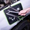 Magnetic Tool Organizer Mat PVC Leather Pliers Wrenches Screws Storage Pad Flexible Compact Magnetic Tool Mat For Car Repairing