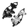 1 Pair 24 Teeth Climbing Crampons Stainless Steel Antiskid Outdoor Snow Ice Shoe Covers