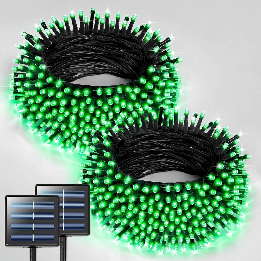 Outdoor solar light string, Christmas Day garden decoration, Gypsy Independence Day, Halloween lights, 8 lighting modes