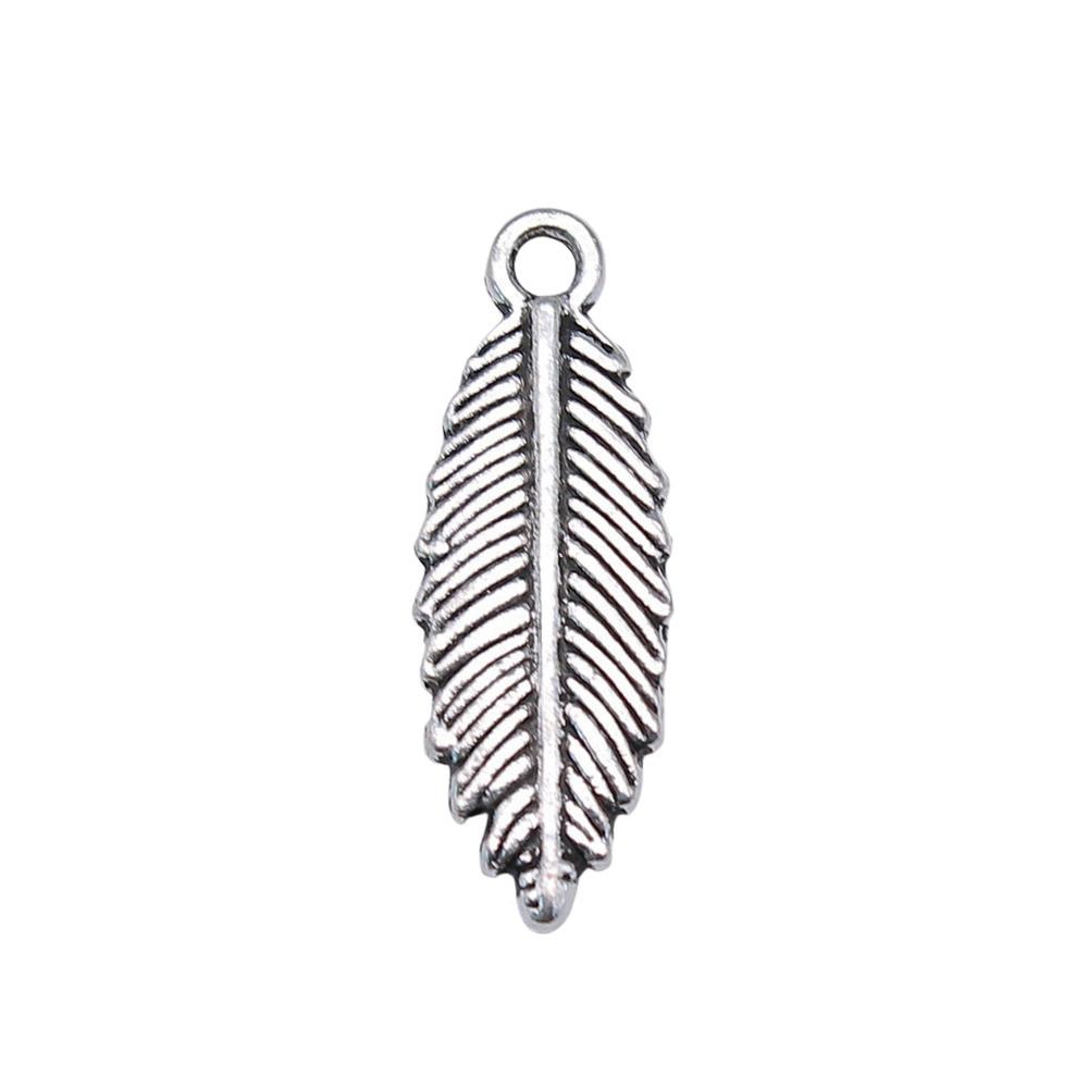 Filigree Leaf Charms Antique Alloy Pendants For Nature Inspired Jewelry
