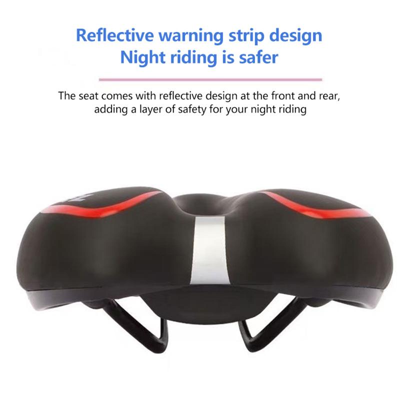 Soft Gel Bicycle Seat Breathable Hollow Mountain Bike Seat Cushion Exercise Bike Cushion For Comfortable Riding