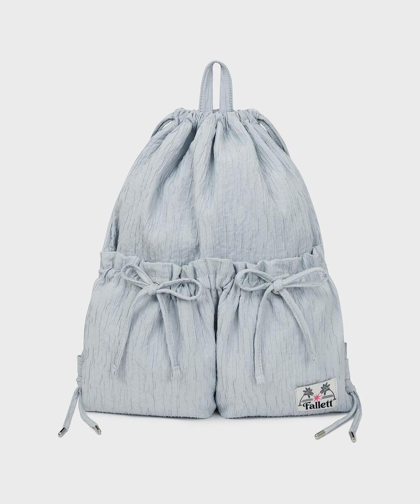 Fallett String Ribbon Gym Sack Sky Blue