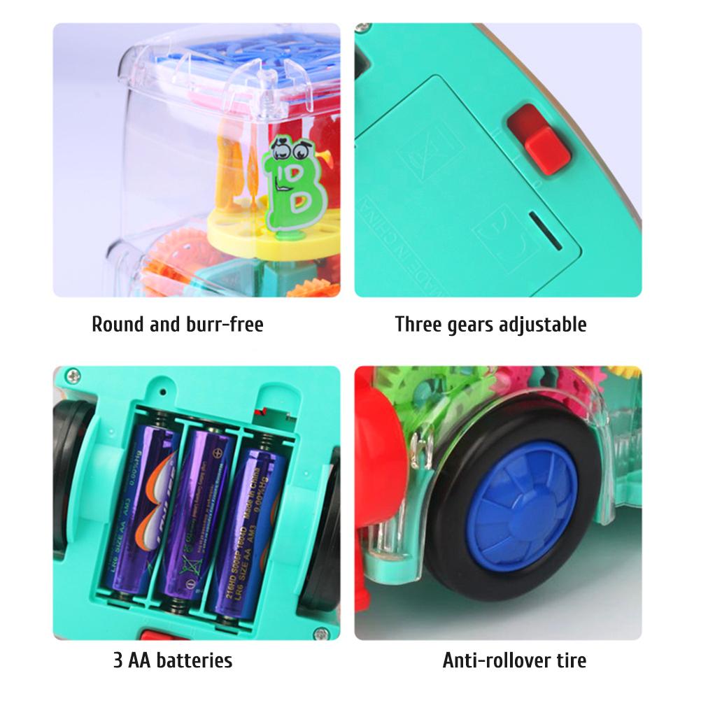 Treno Giocattolo per Bambini Set Treno Elettrico per Bambini Treno Movente a Batteria con Luce e Musica