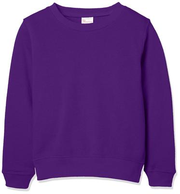 Printstar Fleece Rundhals Leichtes Sweatshirt Größe 100cm bis Japanische Größe Kinder 8.4 oz. (00219-MLC), lila, (entspricht 100)