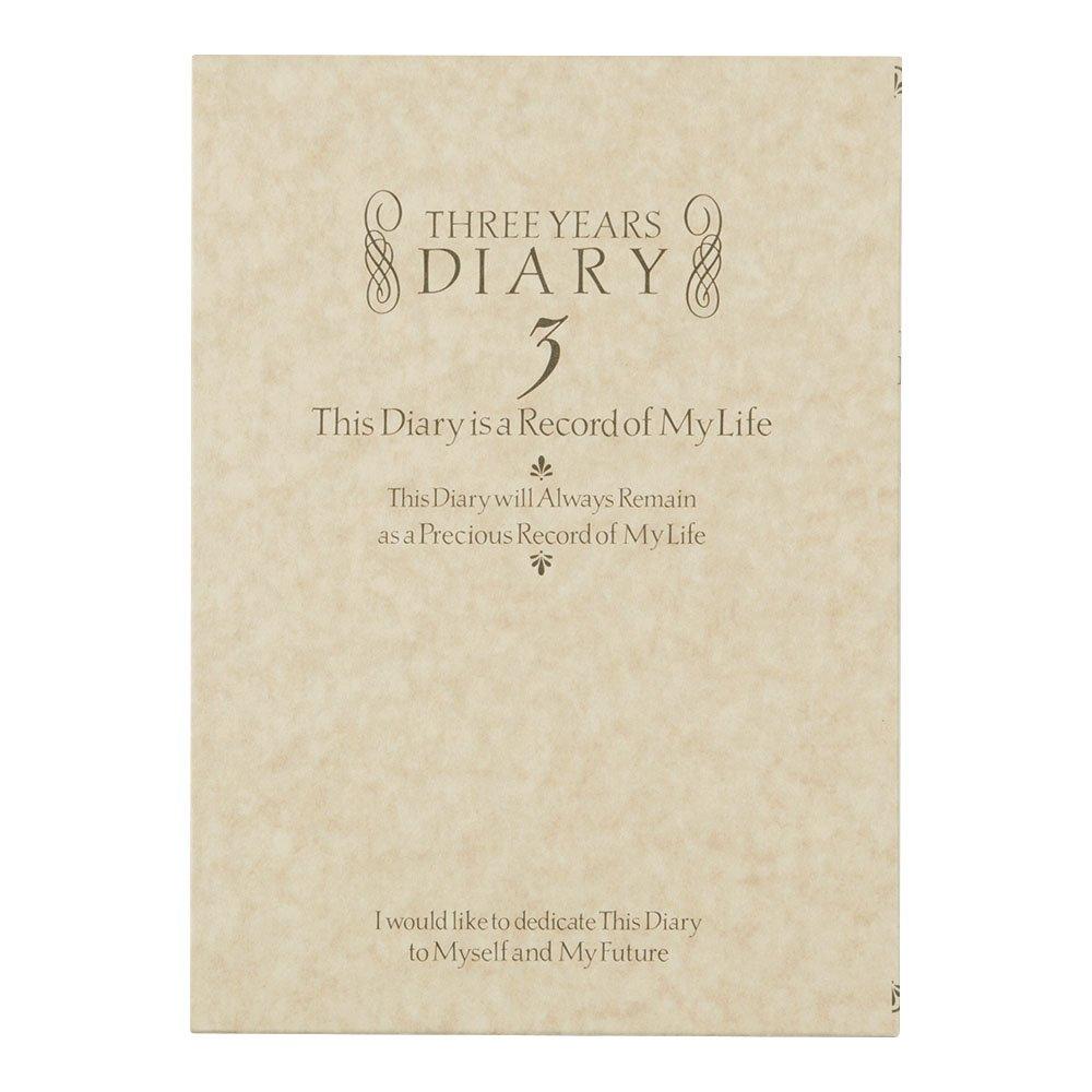 Midori Western with 12106001A Diary, 3-Year Use, Style, Bubbler,