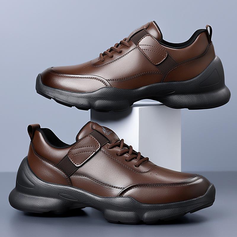 Fashion Leather Moccasins Lace Up Men Business Shoes All-match Male Walking Shoes New Handmade Sneakers High Quality Mens Casual Shoes