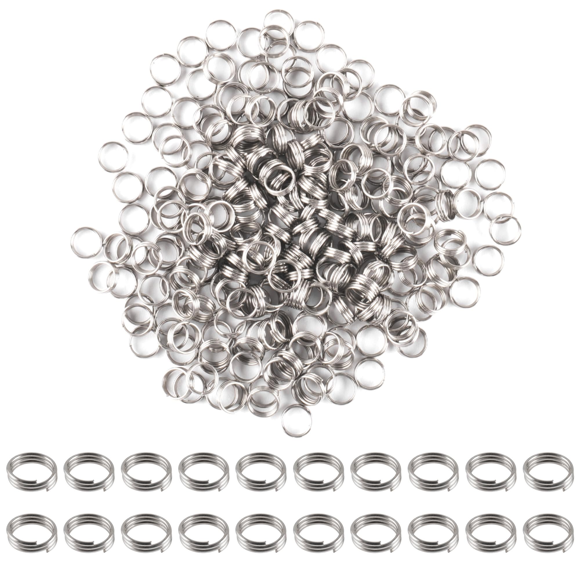 

CyeeLife Spring O Metal Ring for Dart Nylon 200 Pieces Dart Accessories Ring, Shaft,