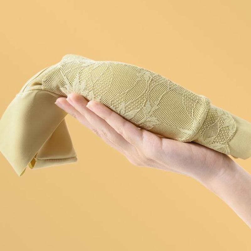 Sutiã de renda sem costura, lindo, costas, sexy, peito, envoltório, anti-exposição, franzido, respirável, roupa íntima de uma peça